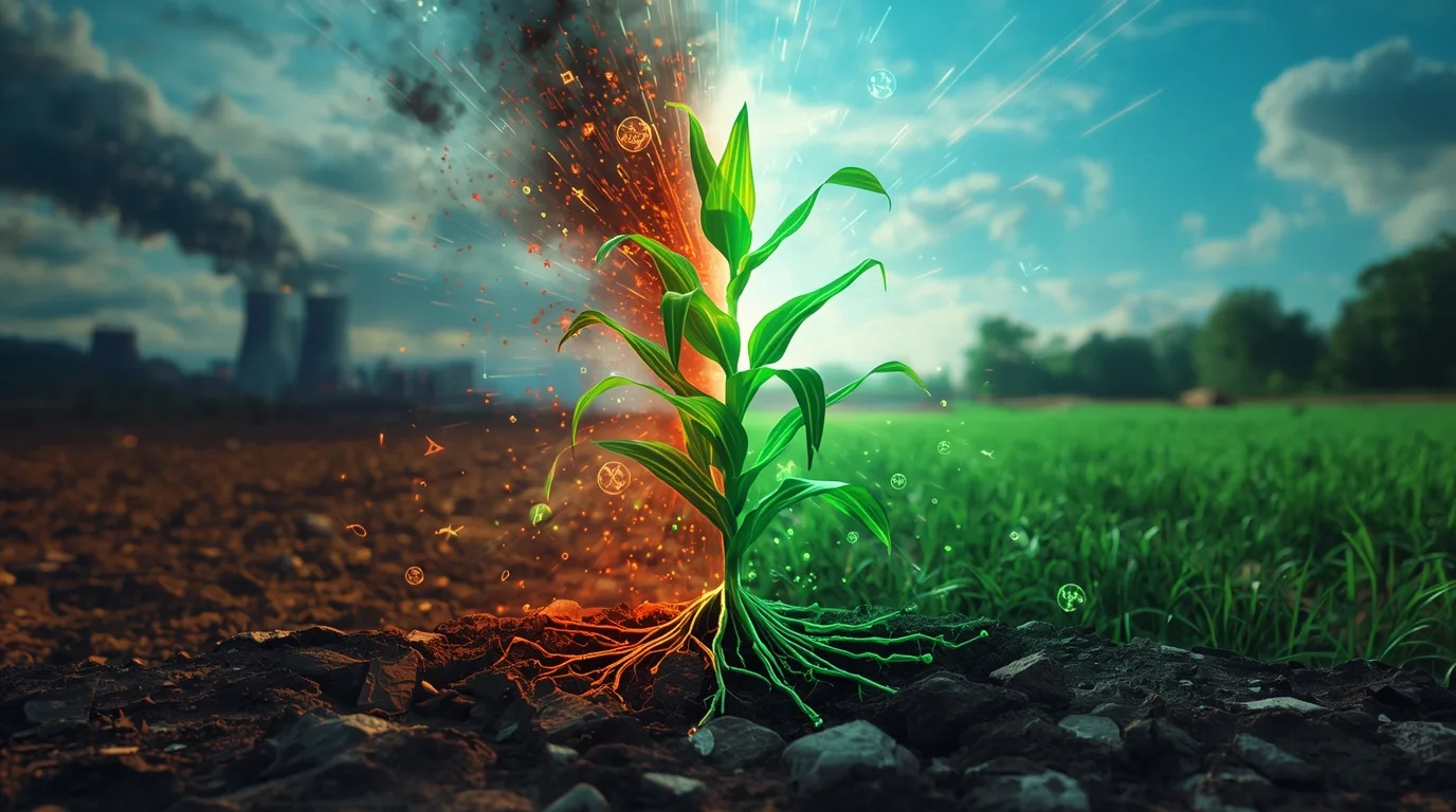 Plantas modificadas genéticamente para absorber más CO₂: una solución biotecnológica contra el cambio climático